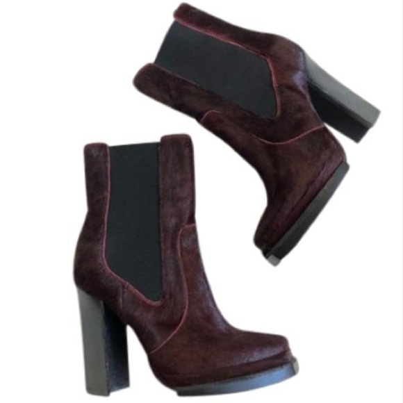 Jeffrey Campbell Shoes - Jeffrey Campbell RARE Square Toe Pony Hair Boots